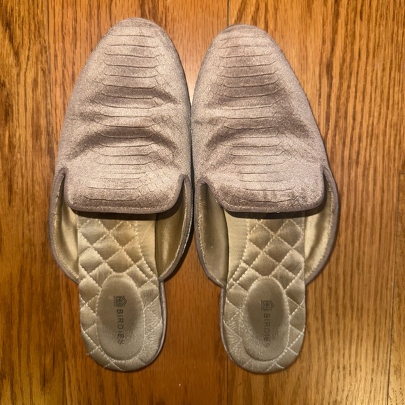 Birdies Velvet Mules - Picture 2 of 3